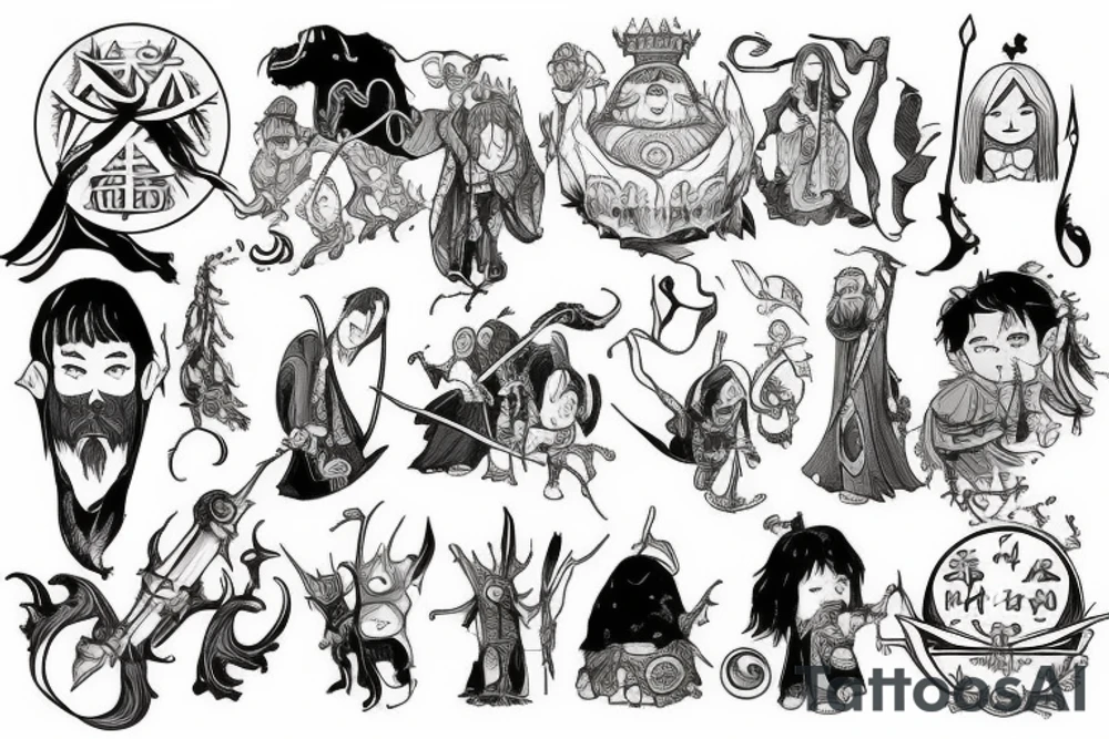 Lord of the rings tattoo idea