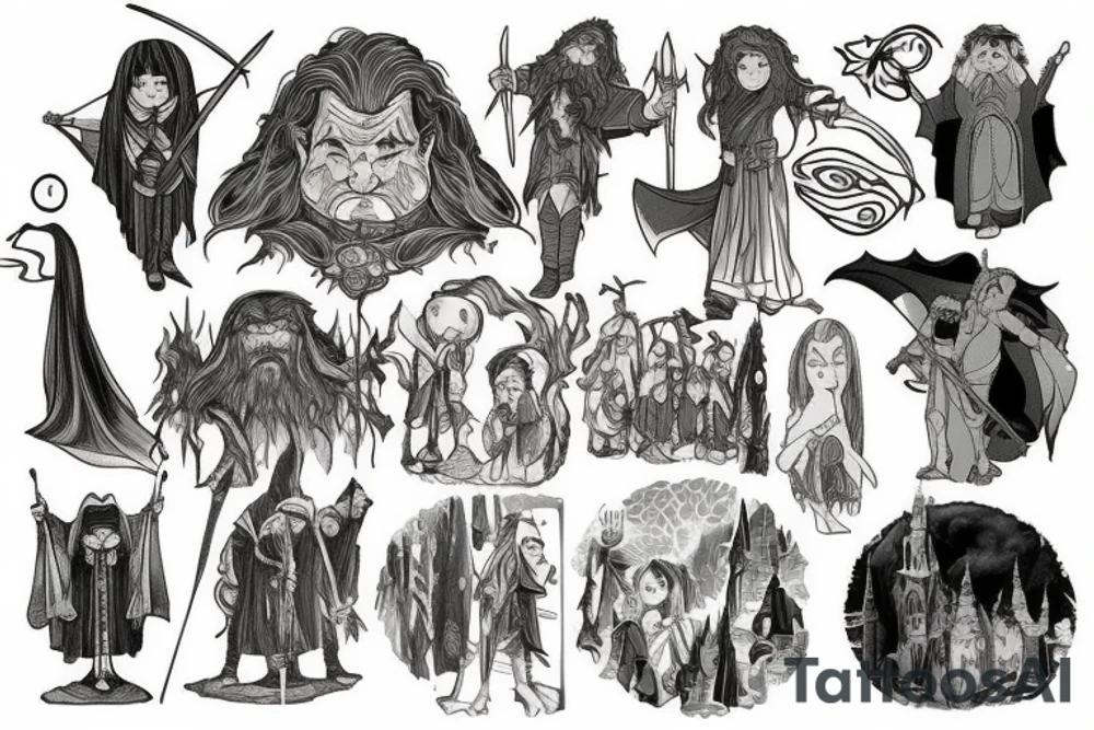 Lord of the rings tattoo idea
