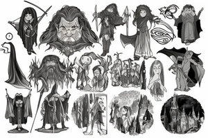 Lord of the rings tattoo idea