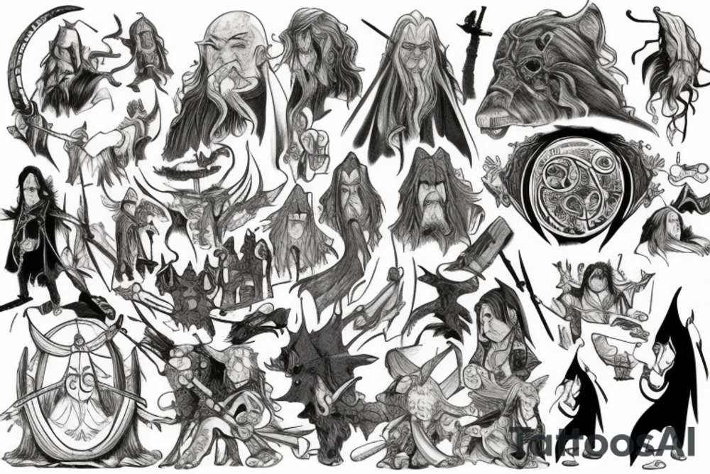 Lord of the rings tattoo idea