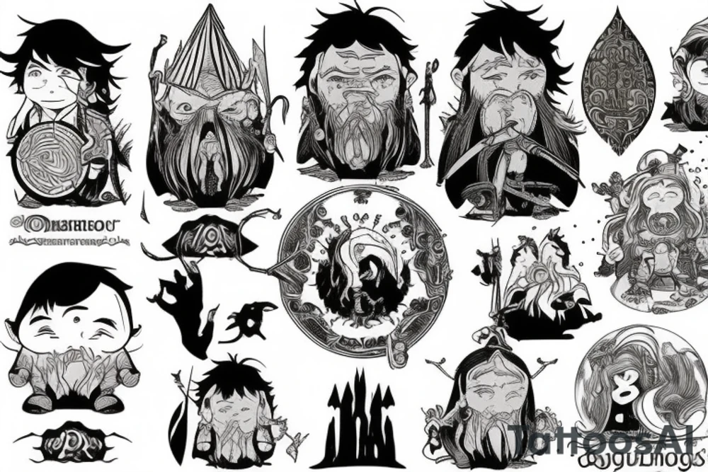 Lord of the rings tattoo idea