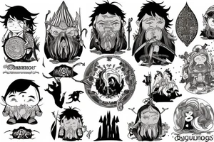 Lord of the rings tattoo idea