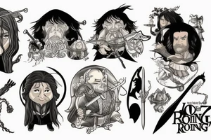 Lord of the rings tattoo idea