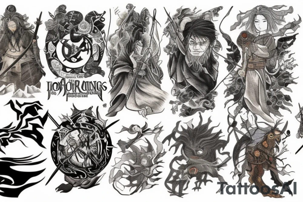 Lord of the rings tattoo idea