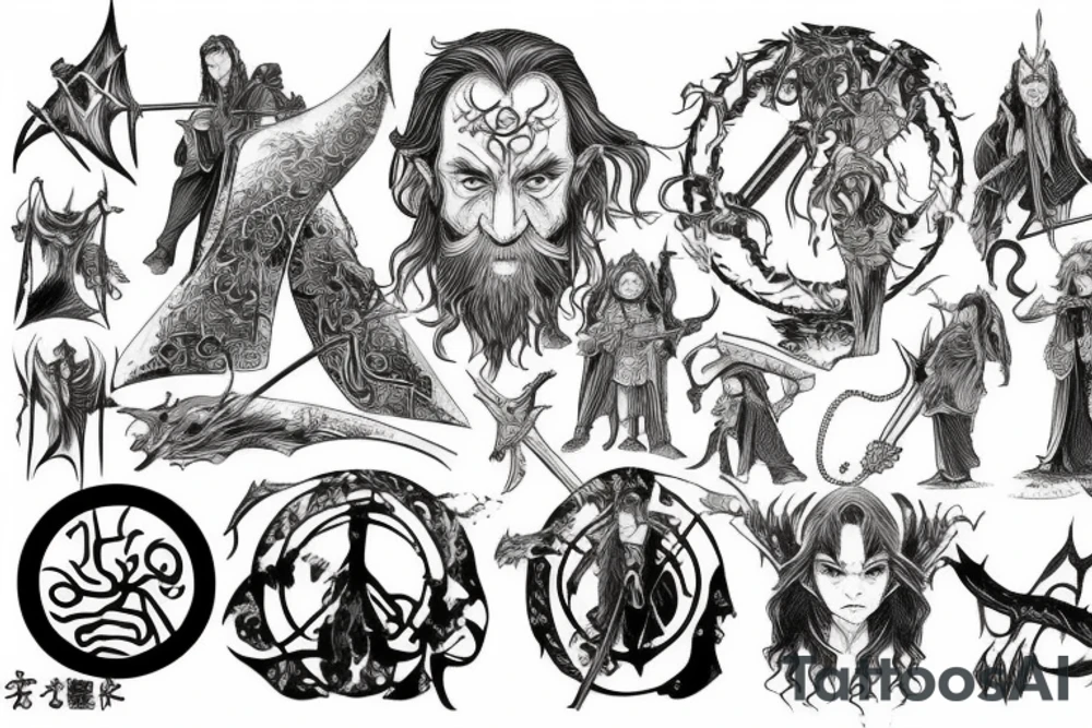 Lord of the rings tattoo idea