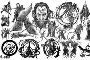 Lord of the rings tattoo idea