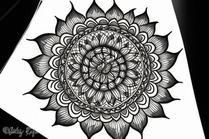Sunflowers. Butterflies. Love. Mandala. Tree of life. Flower of life. tattoo idea