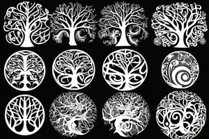 Tree of life tattoo idea