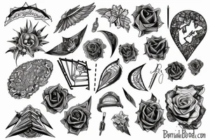 BW, bortherhood, DNA tattoo idea