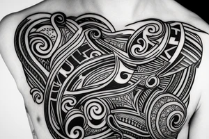 collarbone tattoo with quote for brotherhood tattoo idea