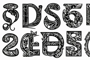 B.W. initials tattoo idea