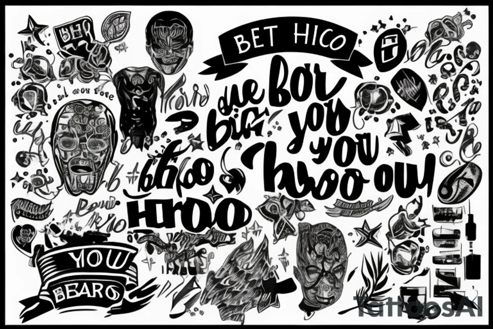 A tattoo taht discribes a saying "be your own hero", i'm my own hero tattoo idea
