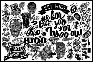A tattoo taht discribes a saying "be your own hero", i'm my own hero tattoo idea