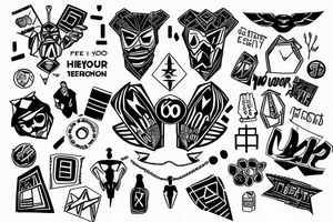 be your own hero i'm my own hero tattoo idea