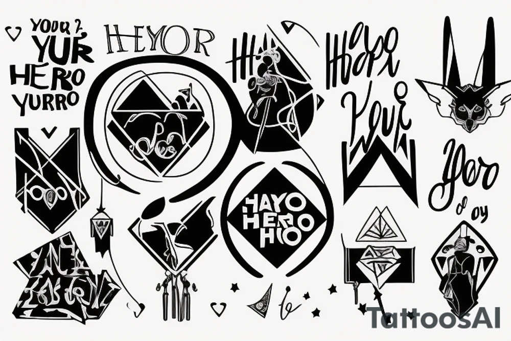 be your own hero i'm my own hero tattoo idea