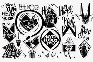 be your own hero i'm my own hero tattoo idea