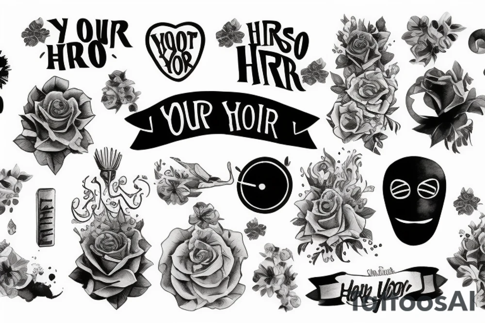 Be your own hero tattoo idea