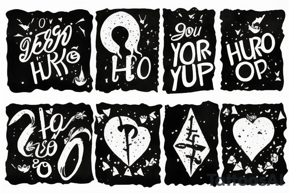 Be your own hero tattoo idea