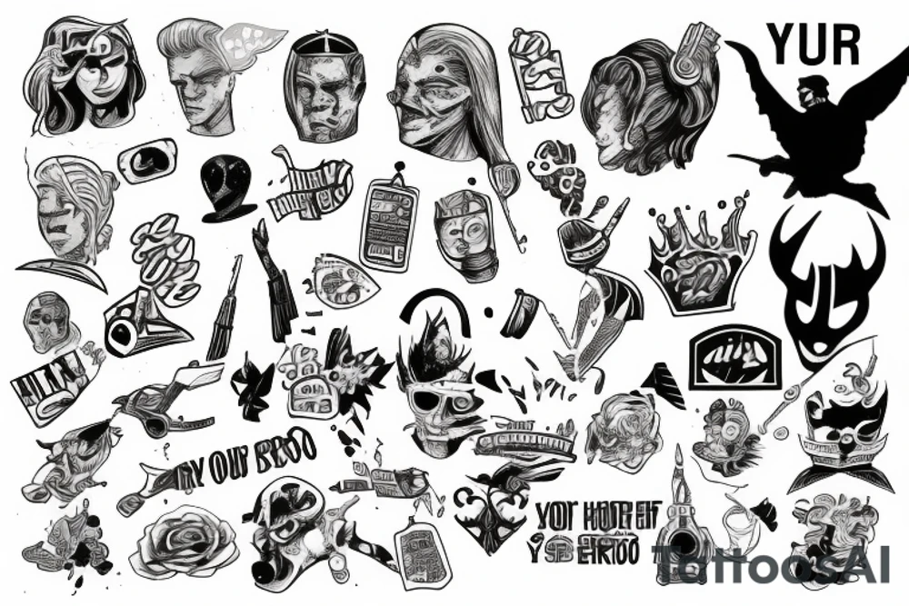Be your own hero tattoo idea