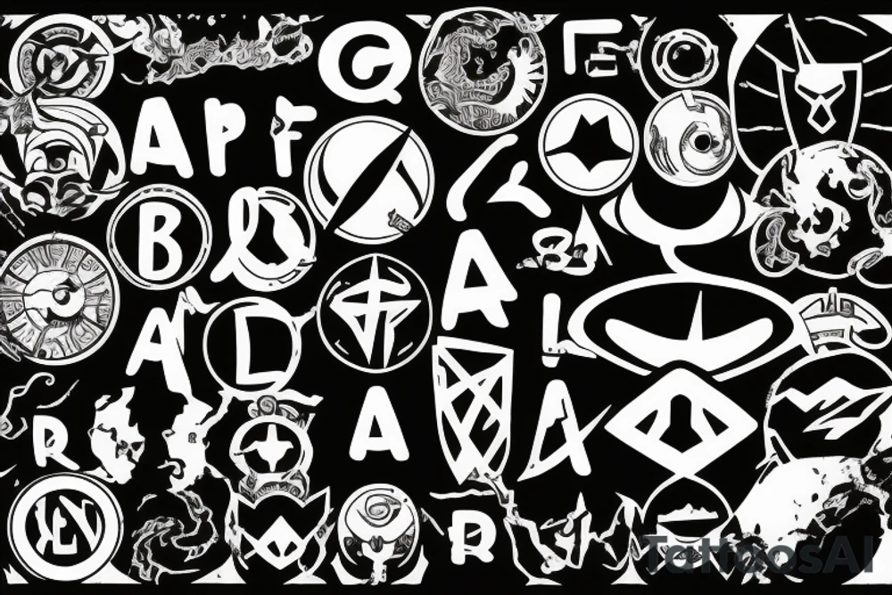 Be a hero symbol logotype tattoo idea