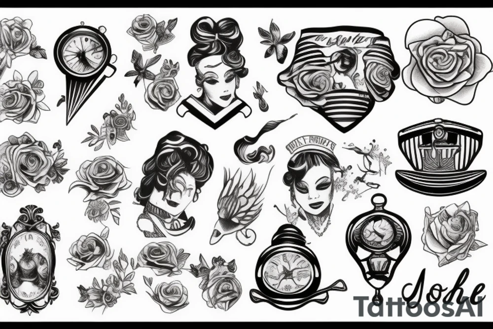 Woman tattoo idea