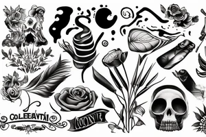 cocaine tattoo idea
