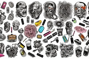Drugs tattoo idea