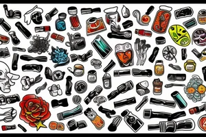 Drugs tattoo idea