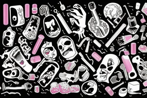Drugs tattoo idea