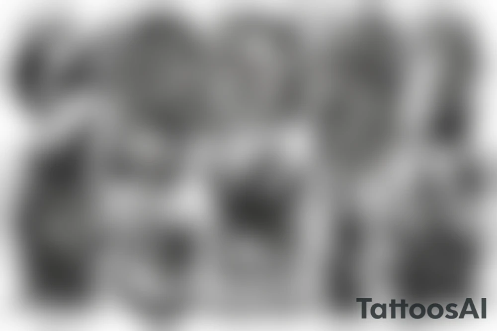 cannabis tattoo idea