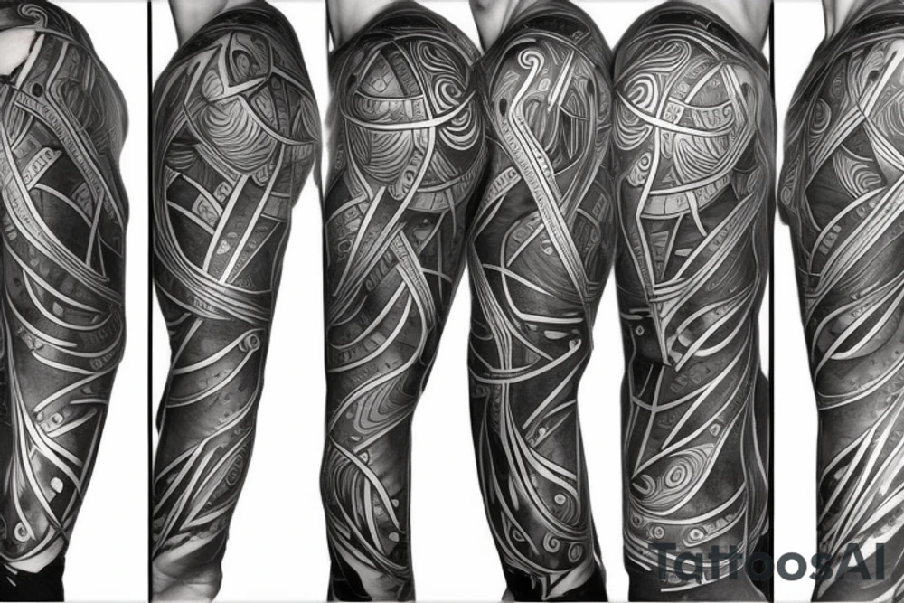 geometric tattoo idea
