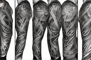 geometric tattoo idea
