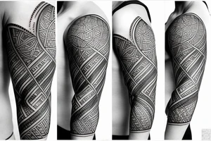 mathematically beautiful tattoo that goes on the shoulder tattoo idea