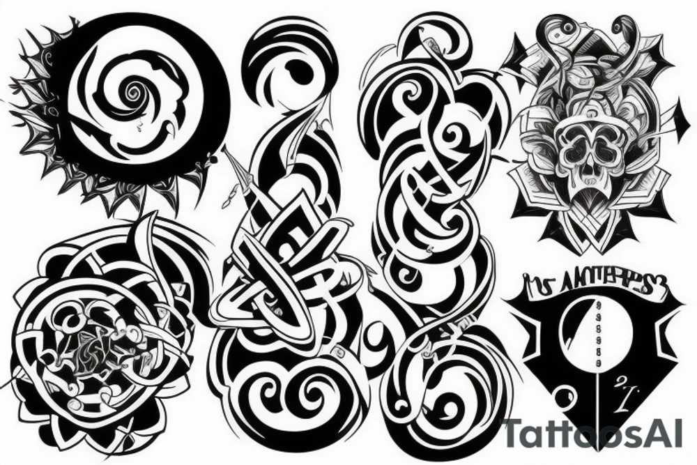 mathematically beautiful tattoo that goes on the shoulder tattoo idea