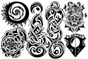 mathematically beautiful tattoo that goes on the shoulder tattoo idea