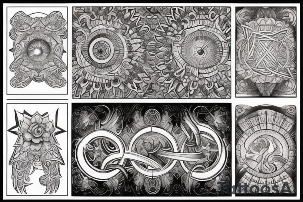 mathematically beautiful tattoo that goes on the chest tattoo idea