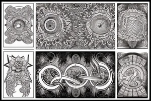 mathematically beautiful tattoo that goes on the chest tattoo idea