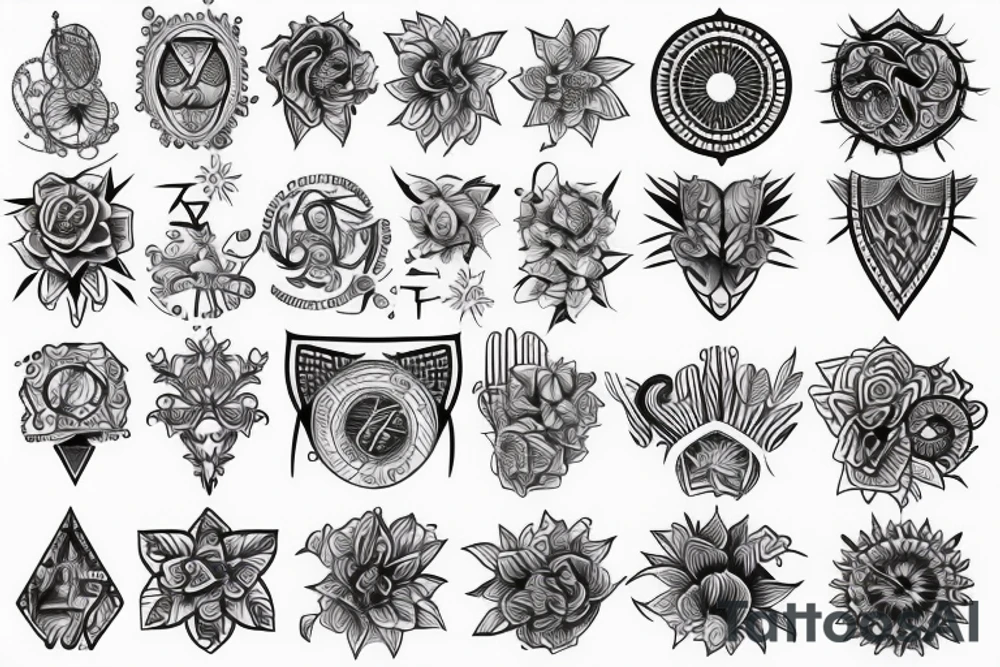 mathematically beautiful tattoo that goes on the chest tattoo idea