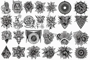 mathematically beautiful tattoo that goes on the chest tattoo idea