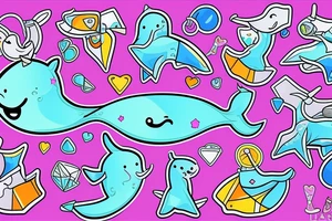 Narwhal tattoo idea