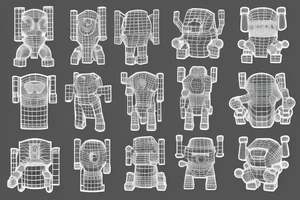 cell robots forming a structure tattoo idea