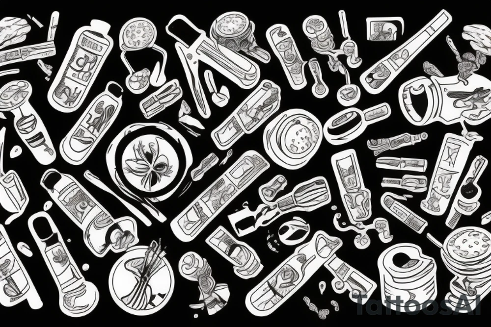 Drugs help tattoo idea