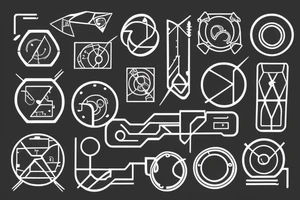 glowing circuitry tattoo idea