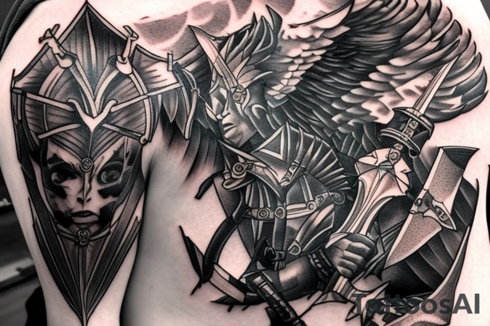 Broad sword blade down my right shoulder tattoo idea Broad sword blade down my right shoulder tattoo idea