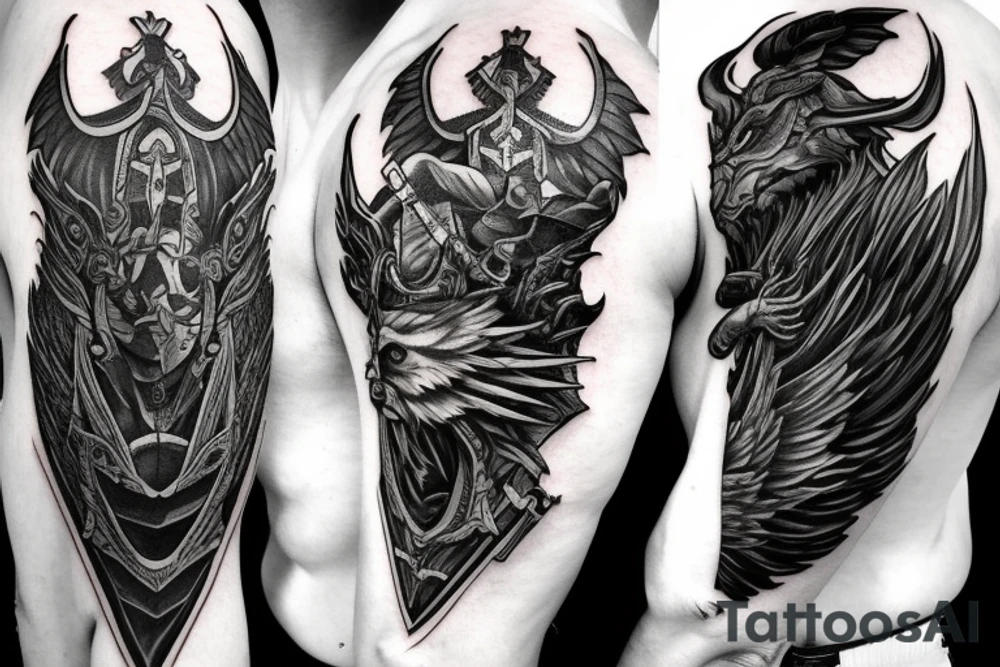 Broad sword blade down my right shoulder tattoo idea Broad sword blade down my right shoulder tattoo idea