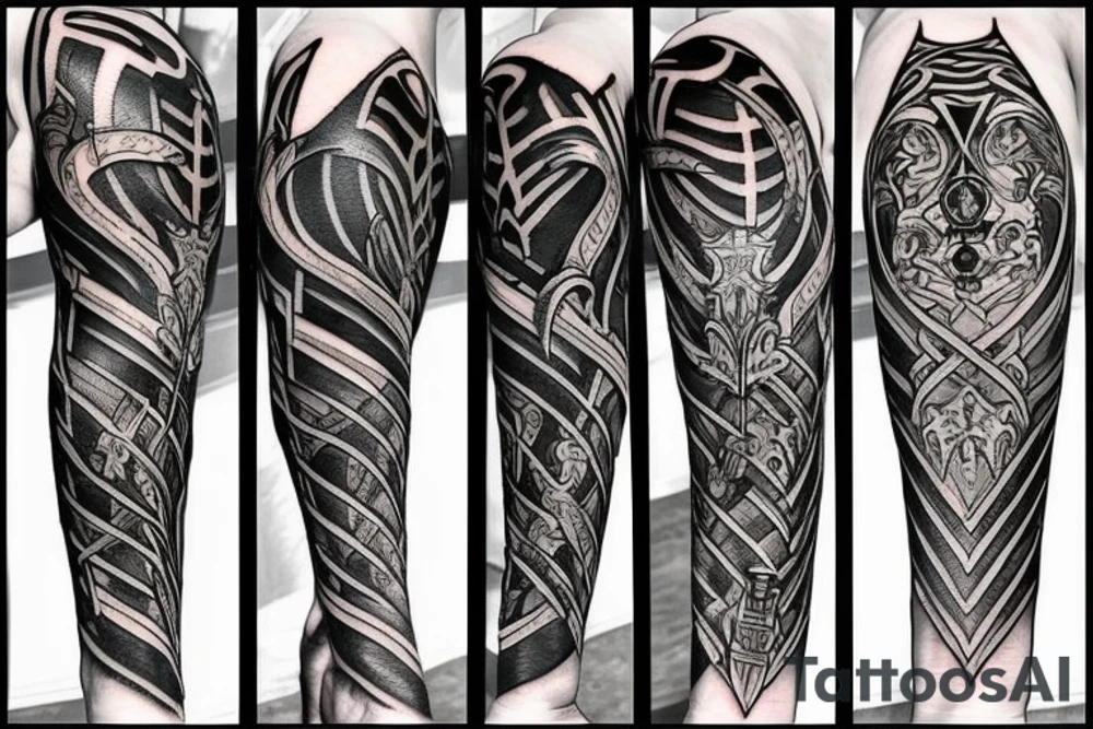 Broad sword tattoo idea
