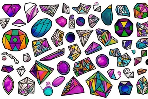 Gemstones tattoo idea