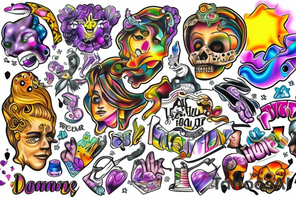 Abusive relationship tattoo idea