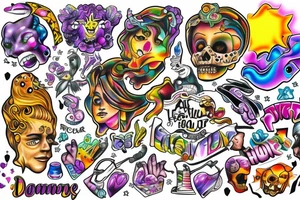 Abusive relationship tattoo idea
