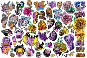 Abusive relationship tattoo idea